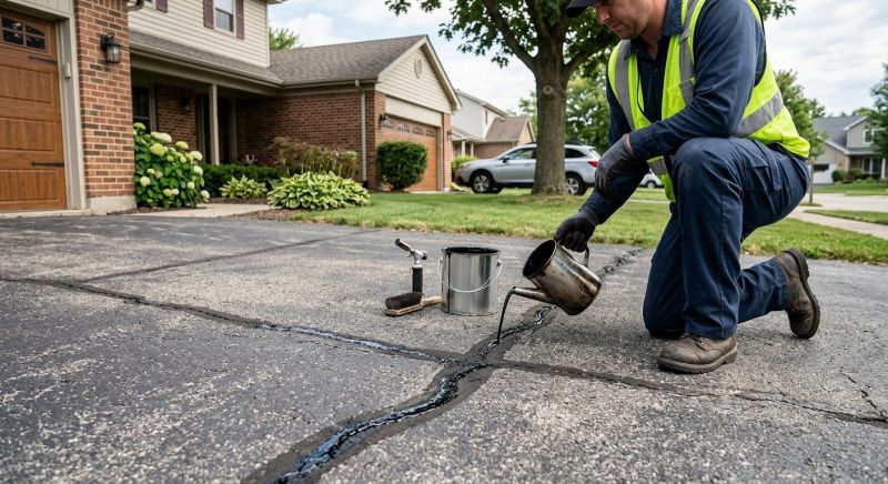 Blacktop Driveway Repair in Little Rock, AR