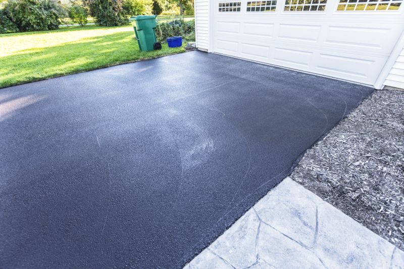 Blacktop Driveway with Clean Edges